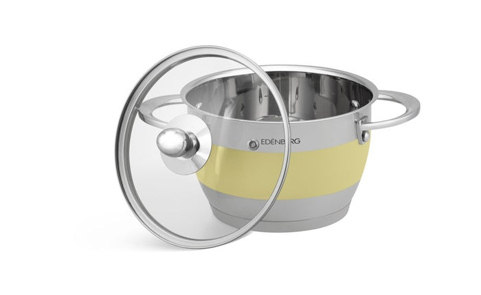 Edenberg Prestige Line - Luxe Pannenset - RVS - 12 delig -