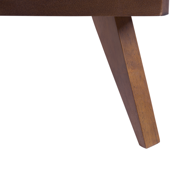 Beliani-ISTRES -Tweepersoonsbed-Donkere houtkleur-180 x 200 cm-MDF