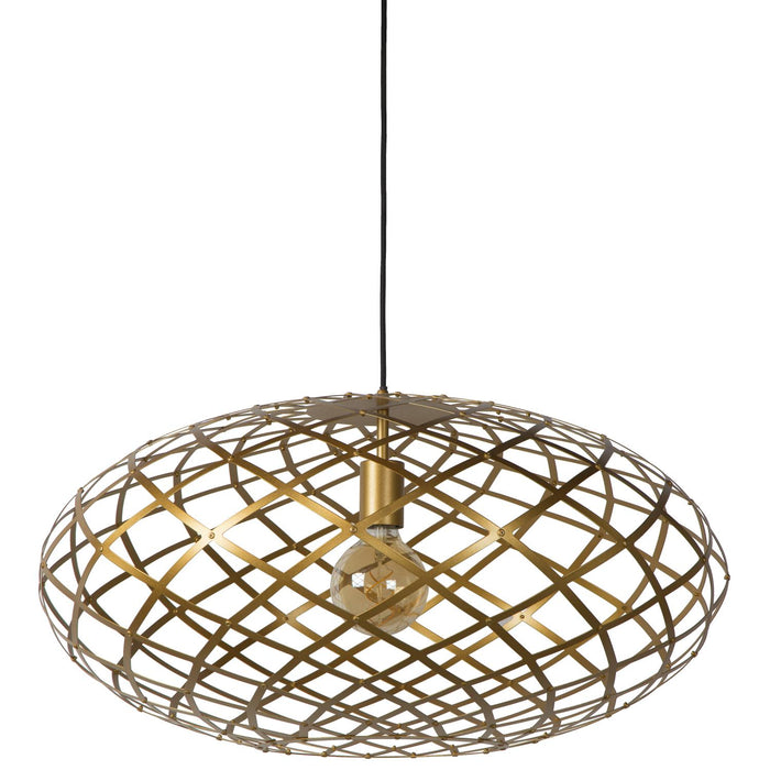 Lucide WOLFRAM Hanglamp - Mat Goud | Messing