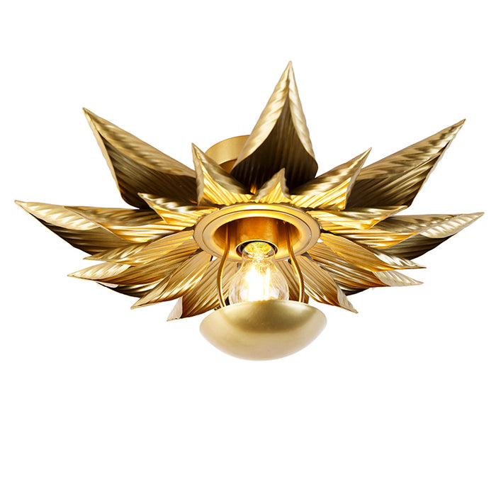 QAZQA Wandlamp james - Goud|messing - Design - D 48.5cm