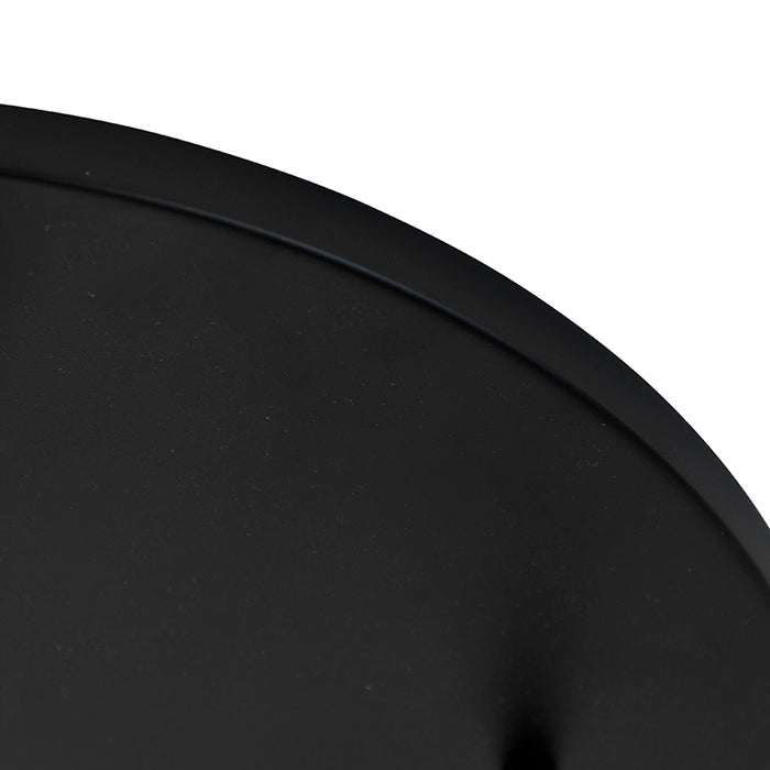 QAZQA Moderne plafondlamp zwart 5-lichts - Facil