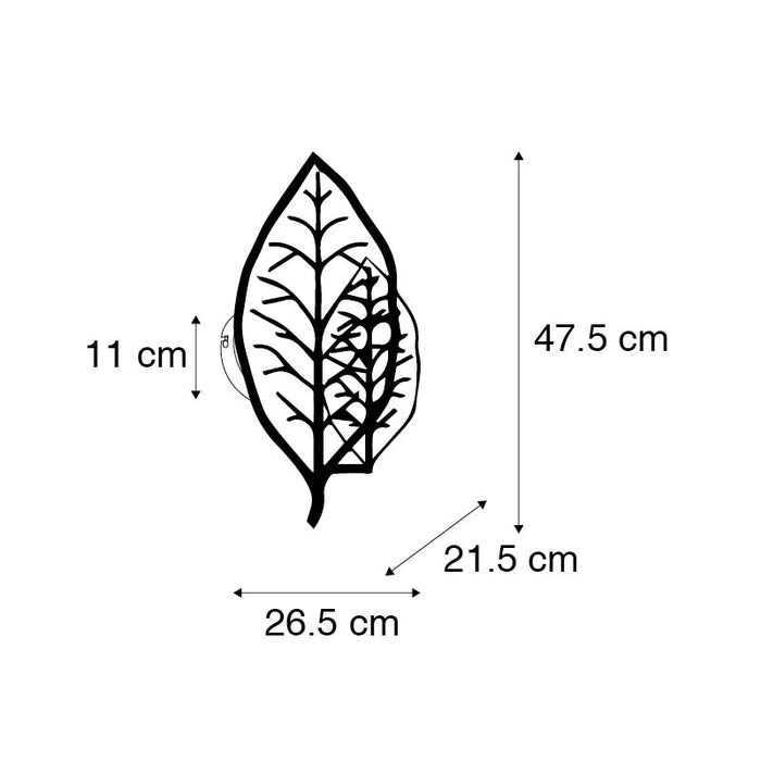 QAZQA Design wandlamp antiek goud - Nora