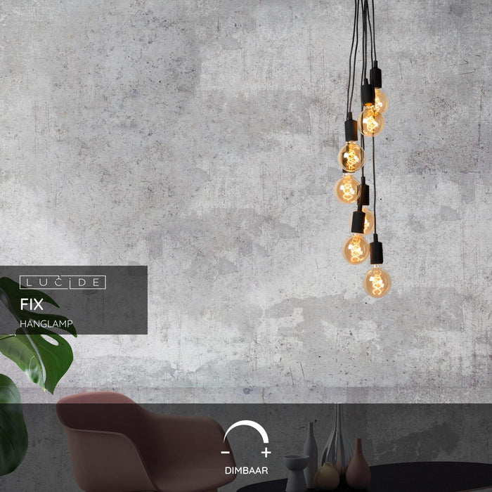 Lucide FIX Hanglamp - Zwart