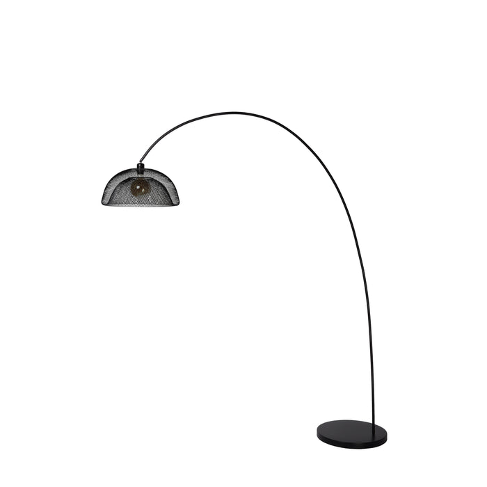 Lucide MESH Vloerlamp - Zwart