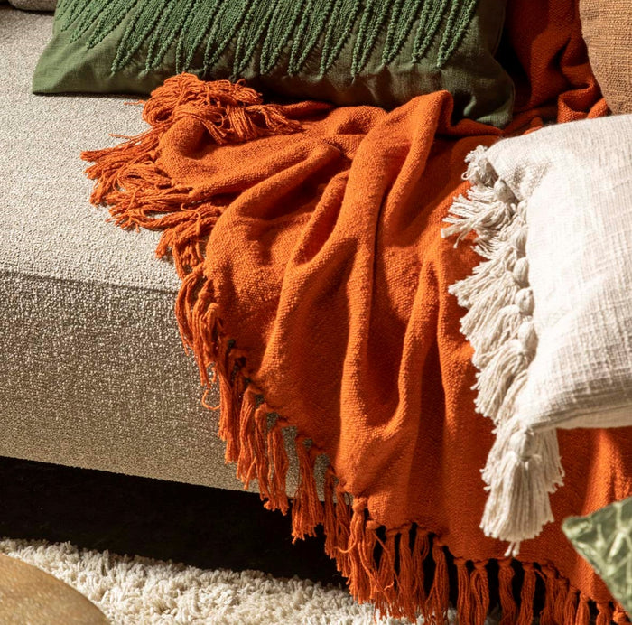 Dutch Decor plaid JUNE - 140x180 cm Potters Clay