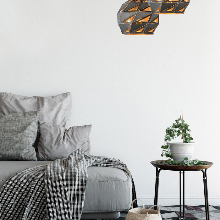 Lucide MALUNGA Hanglamp - Grijs