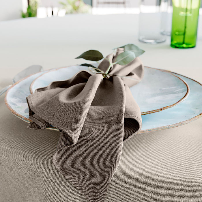 Mistral Home-set van 4 servetten-43x43 cm-bruin