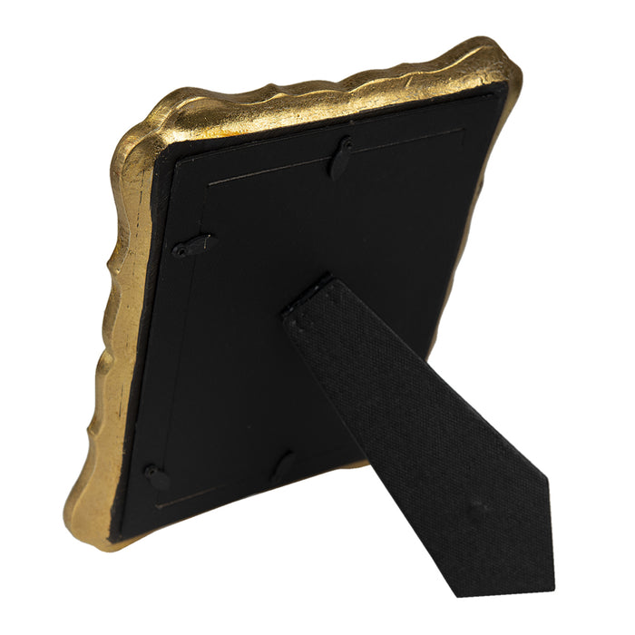 Clayre & Eef Fotolijst  13x18 cm Goudkleurig Kunststof Fotokader