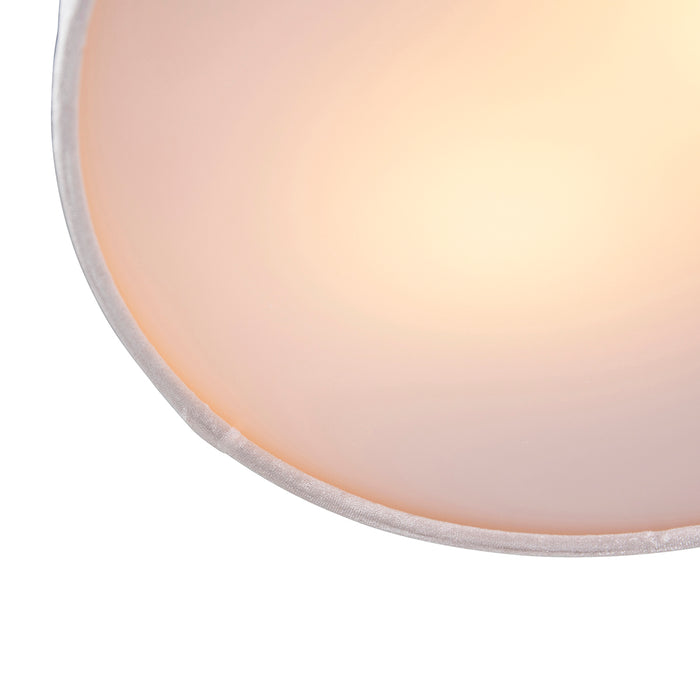 QAZQA Moderne plafondlamp roze 30 cm met gouden binnenkant - Drum