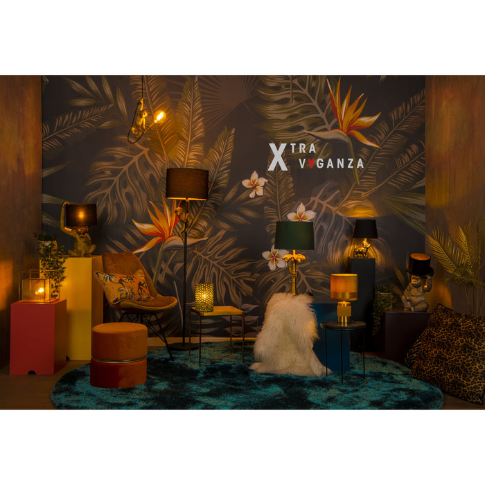 Lucide EXTRAVAGANZA VELVET Tafellamp - Zwart