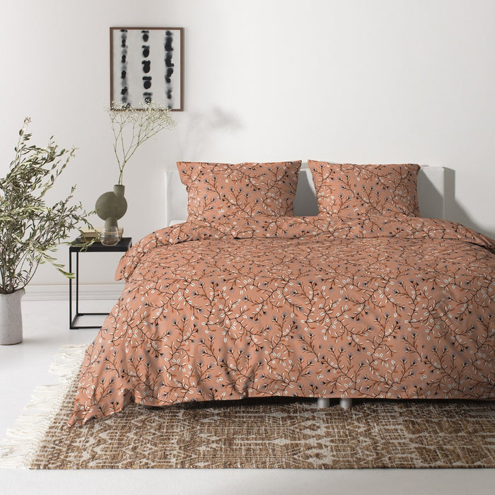 Cinderella Merel Dekbedovertrek 240 x 200/220 cm - Terra Rose