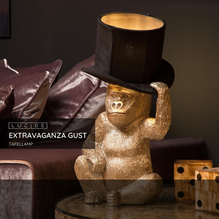 Lucide EXTRAVAGANZA GUST Tafellamp - Zwart