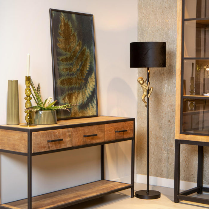 Lucide EXTRAVAGANZA CHIMP Vloerlamp - Zwart