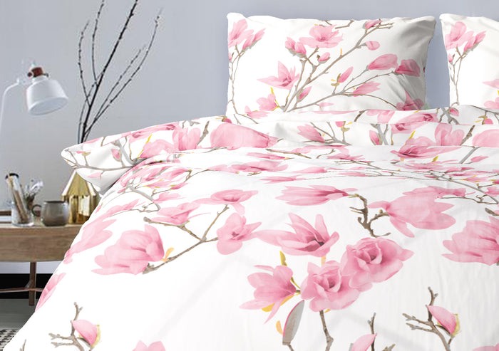 Elegance Dekbedovertrek Lena - licht roze