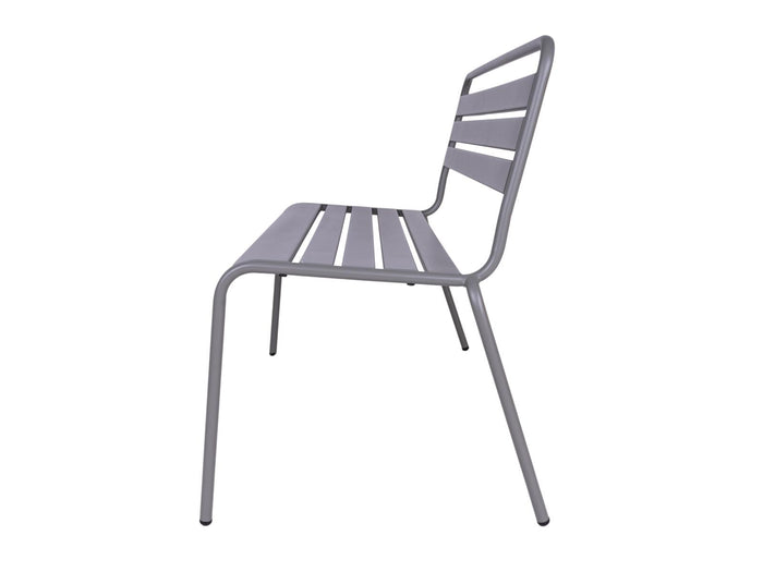 Metalen tuinbank Max 120 cm muisgrijs