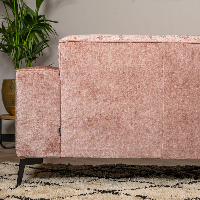 Bronx71 2,5-zits bank Vegas stof chenille roze