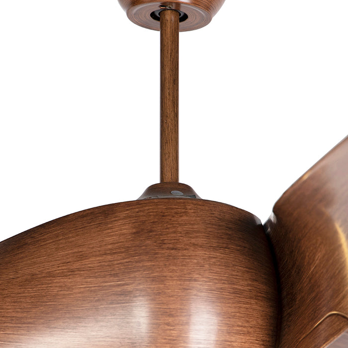 QAZQA Plafondventilator hout incl. LED met afstandsbediening -