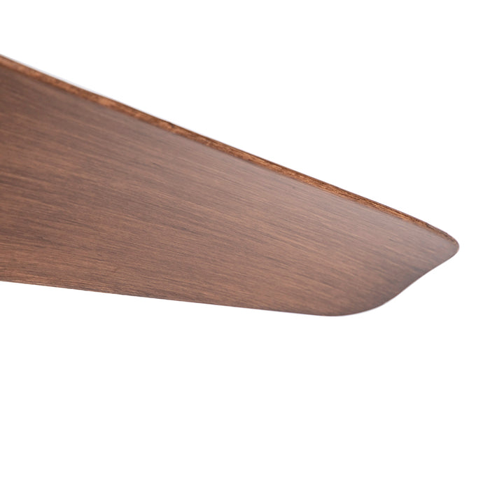 QAZQA Plafondventilator hout incl. LED met afstandsbediening -