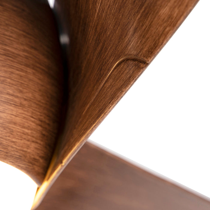 QAZQA Plafondventilator hout incl. LED met afstandsbediening -