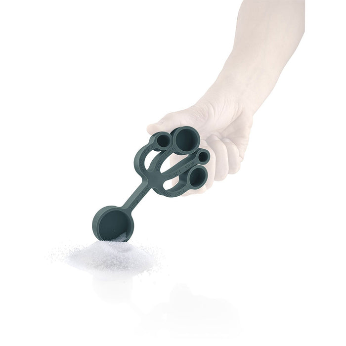 2 in 1 Onderzetter en Maatcupjes - Petrolblauw - Eva Solo