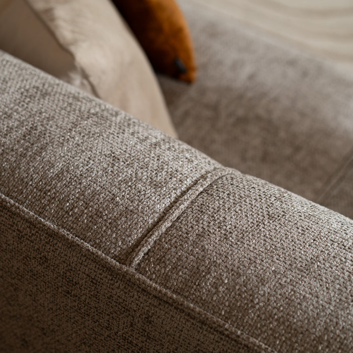 Bronx71 2,5-zits bank Vegas taupe stof chenille