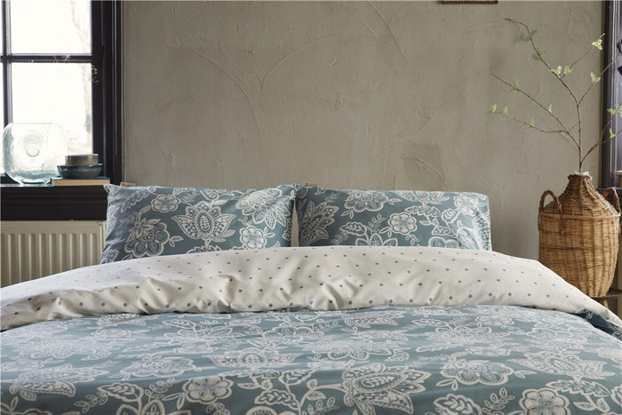 Walra - Dekbedovertrek Country Love - 140x220 - Petrol