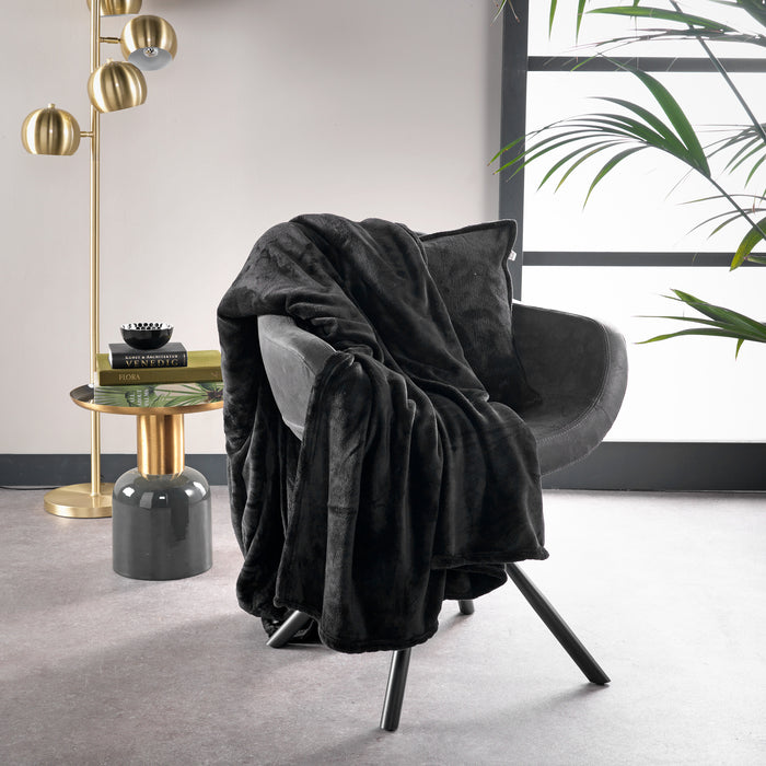 Dutch Decor plaid BILLY - 150x200 cm Raven