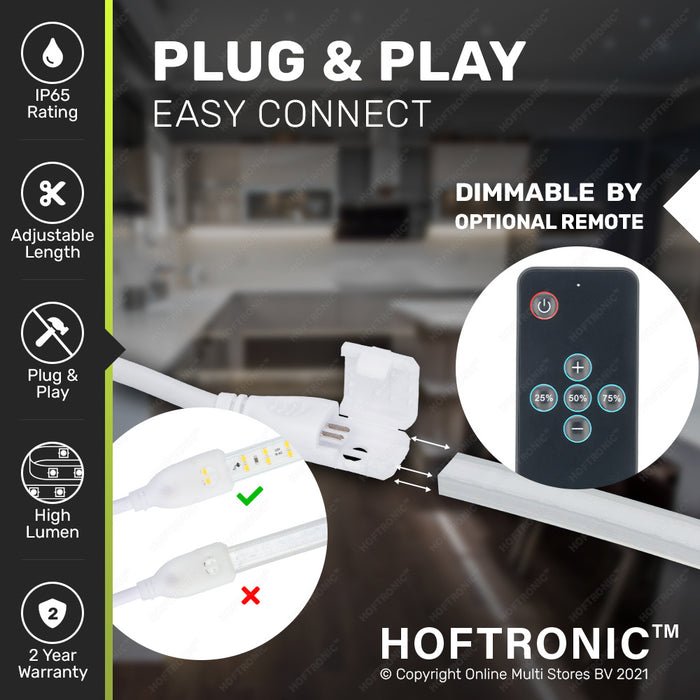 HOFTRONIC Flex180 LED Strip 5m  Warm wit IP65
