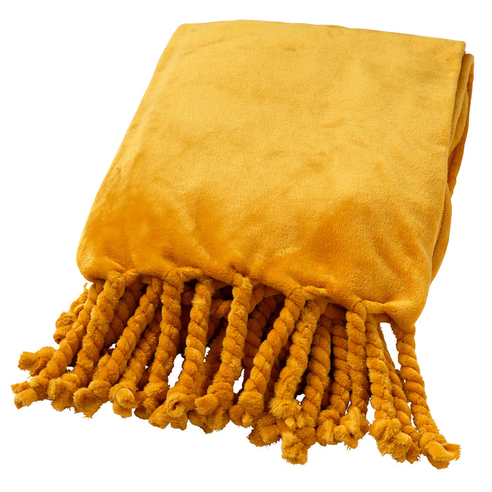 Dutch Decor plaid FLORIJN - 150x200 cm Golden Glow