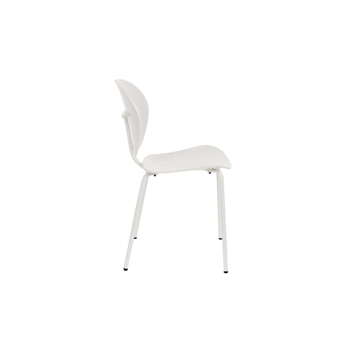 Zuiver The Ocean Chair Eetkamerstoelen  Coconut Milk - Set van 2 - Wit