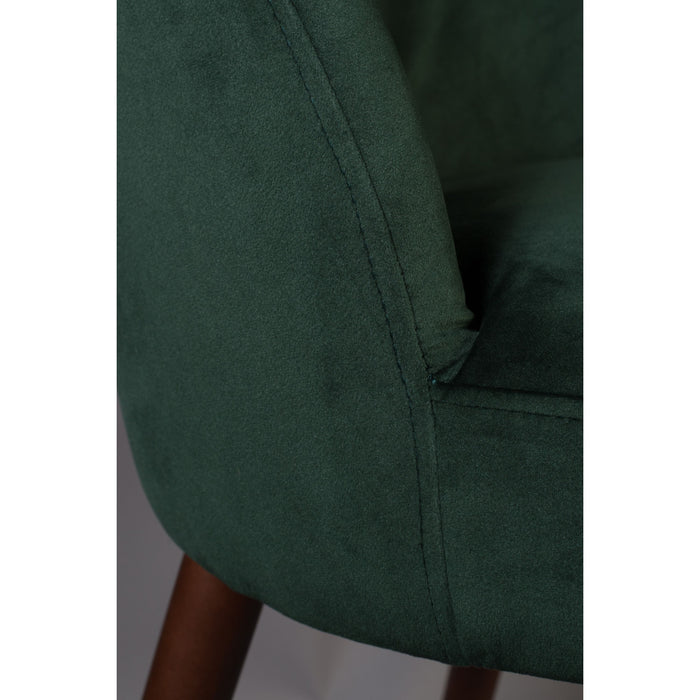 Dutchbone Barbara Eetkamerstoelen  Groen - Set van 2