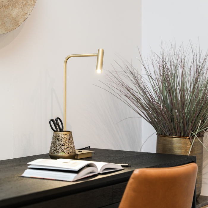 Atmooz Tafellamp Woonkamer | Leeslamp Pomery Brons