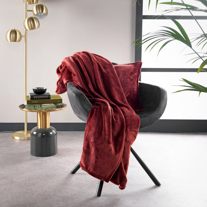 Dutch Decor plaid BILLY - 150x200 cm Merlot