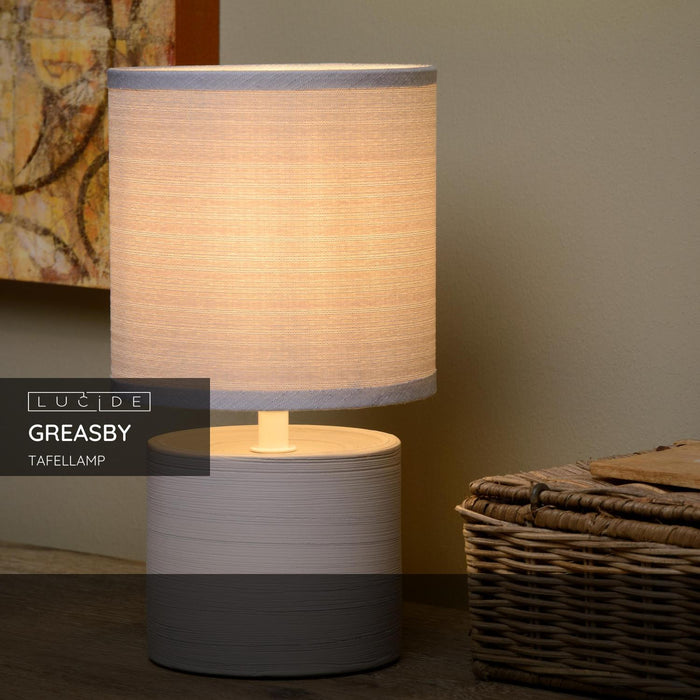 Lucide GREASBY Tafellamp - Grijs