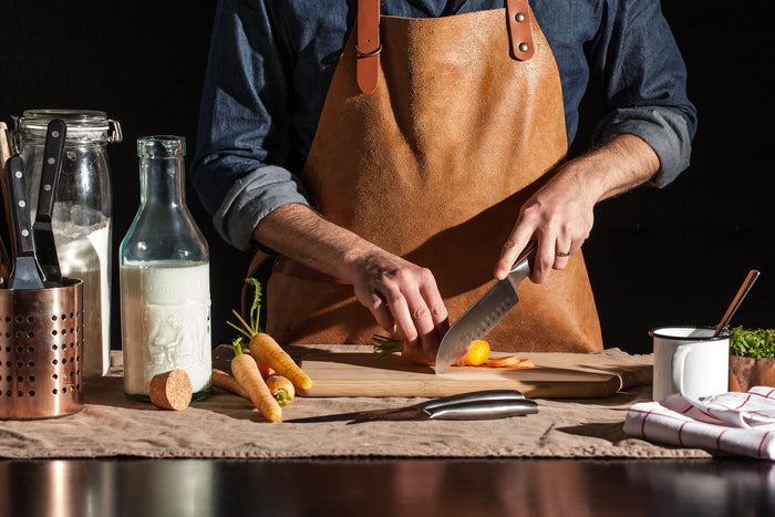 Diamant Sabatier Riyouri keukenset - koksmes 20cm + aanzetstaal - RVS