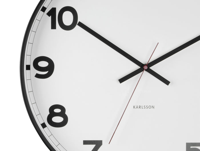 Karlsson - Wandklok New Classic - Medium - Wit - Ø40,6cm