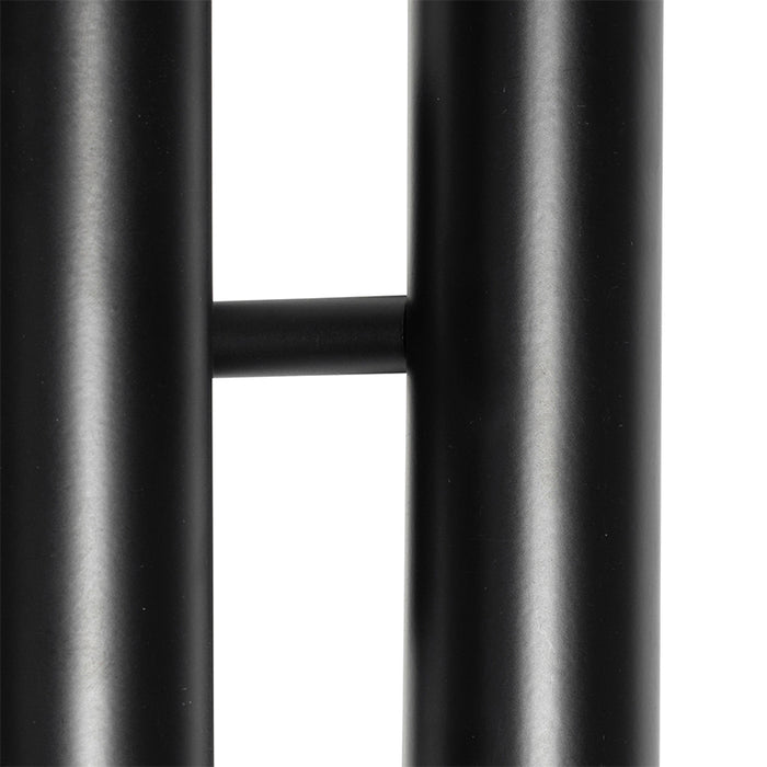 QAZQA Art Deco wandlamp zwart 6-lichts - Tubi