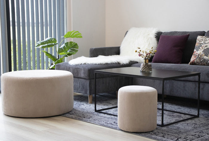 Artichok Karen Houten Salontafel 90 x 60 cm - Zwart