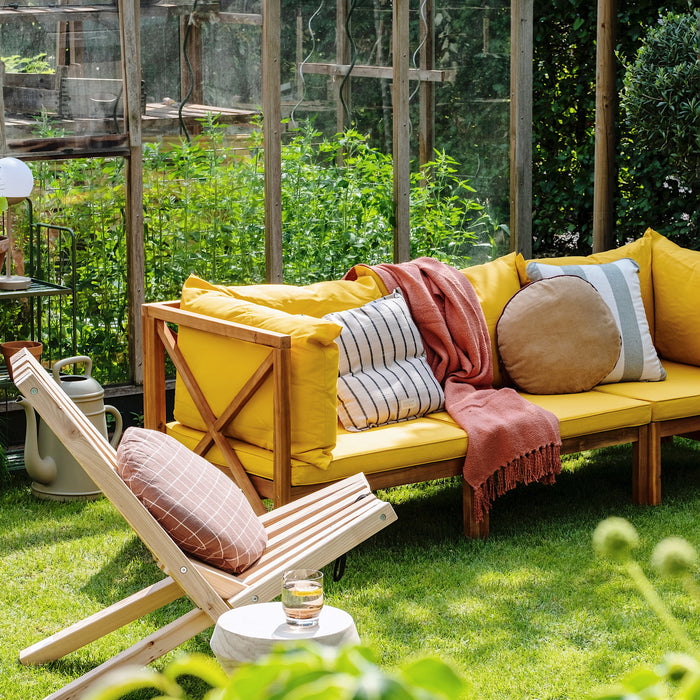 vtwonen Bold Square Sierkussen 45 x 45 cm - Groen