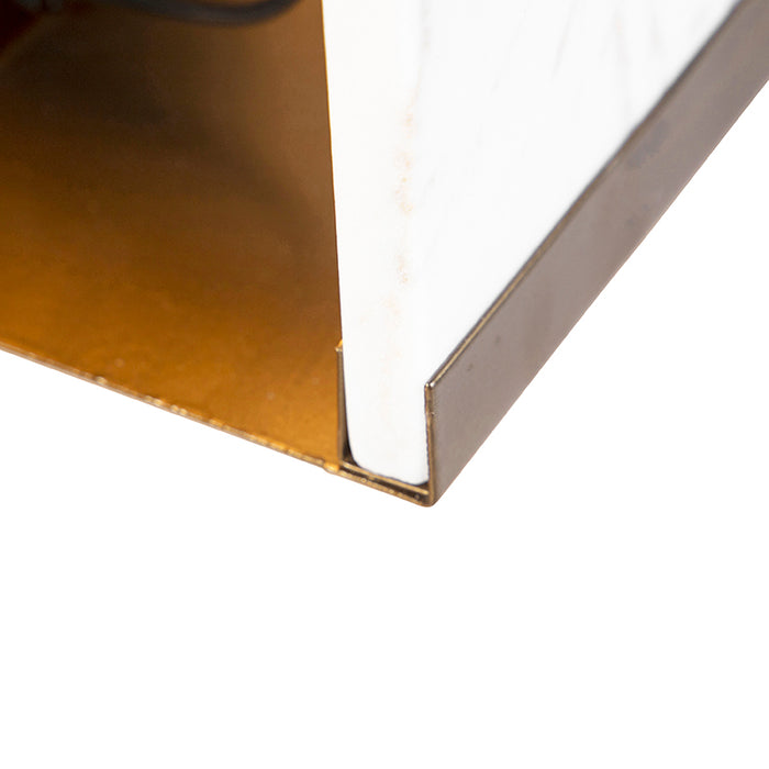 QAZQA Wandlamp ouse - Wit - Klassiek | Antiek - L 160mm