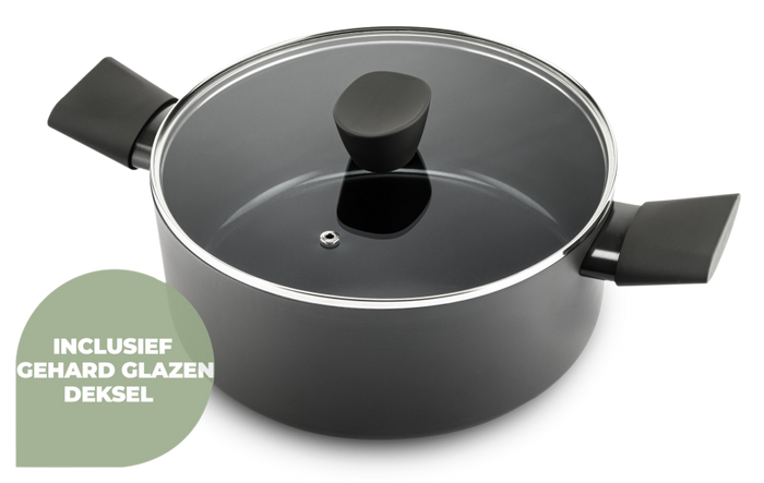 ISENVI Avon keramische braadpan 24 cm - Ergo greep