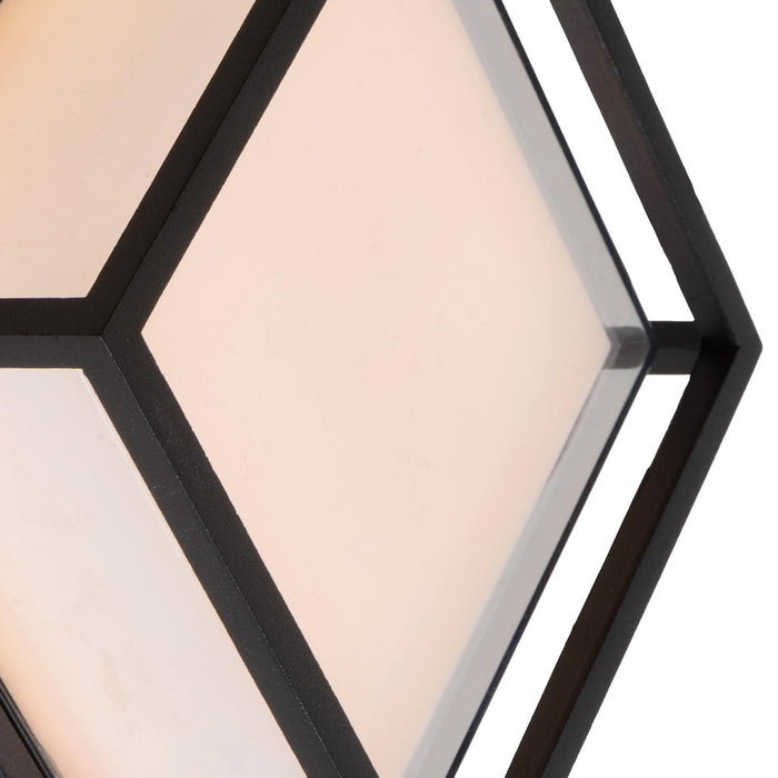 Lucide SINGA LED Wandlamp - Zwart