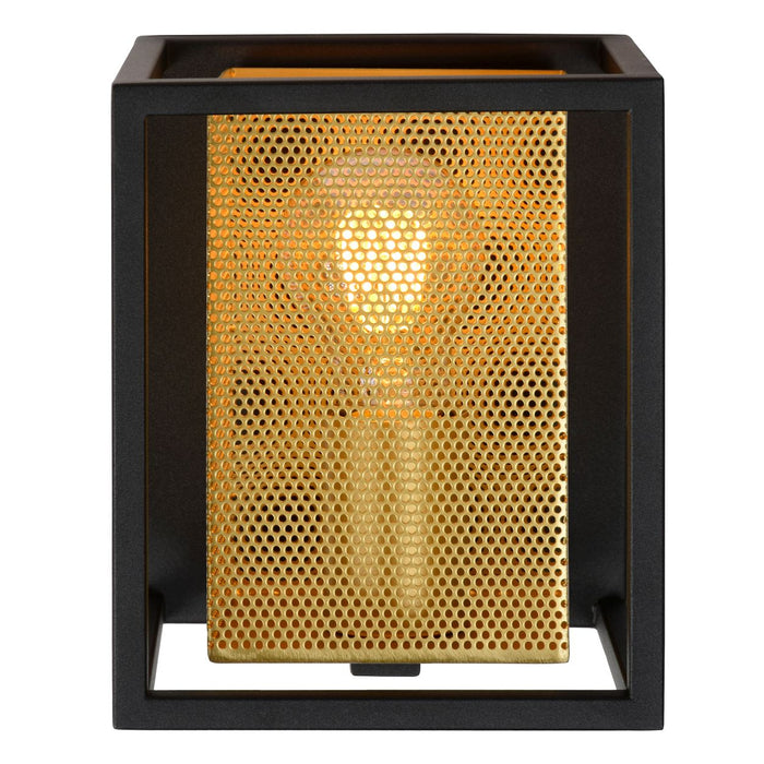Lucide SANSA Wandlamp 1xE27 - Zwart
