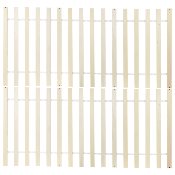 Beliani - TANNAY - Tweepersoonsbed - Wit - 160 x 200 cm - Dennenhout