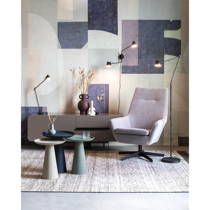 by fonQ basic Tira Bijzettafel - Blauw - Ø 39,5 cm