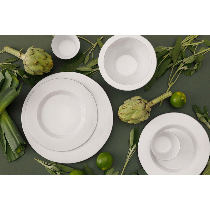 Palmer Bord Ecogres Plano 23 cm Wit Stoneware 4 stuks