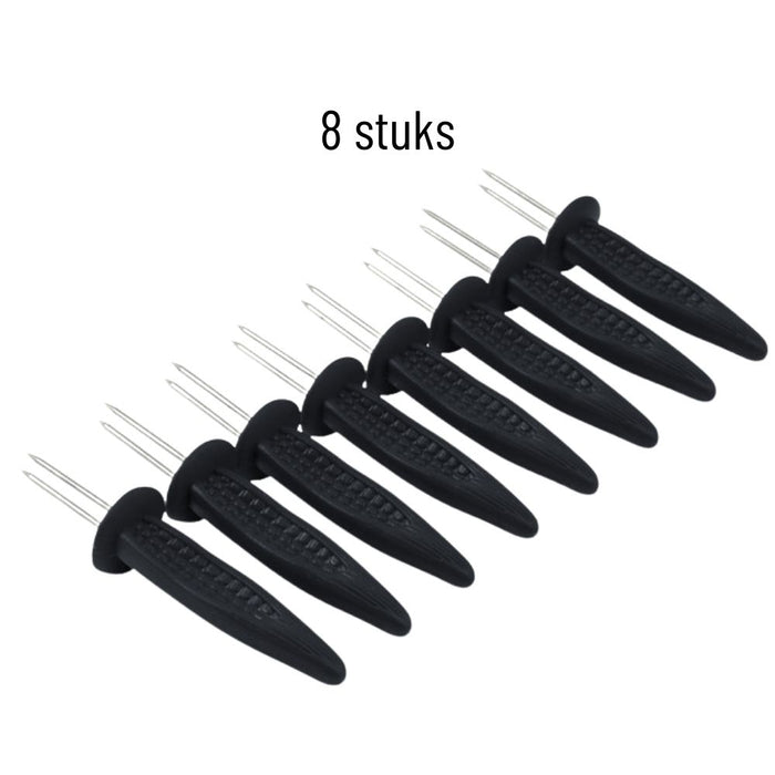 Orange85 Mais Prikker Maisprikker Vorkjes 8 Stuks Zwart Keuken Acce...