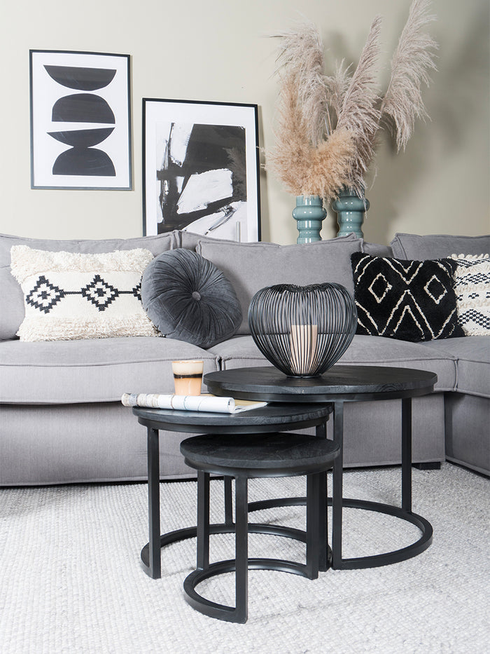 Home67 - Salontafel Set van 3 - Industriële Salontafelset Erjan -