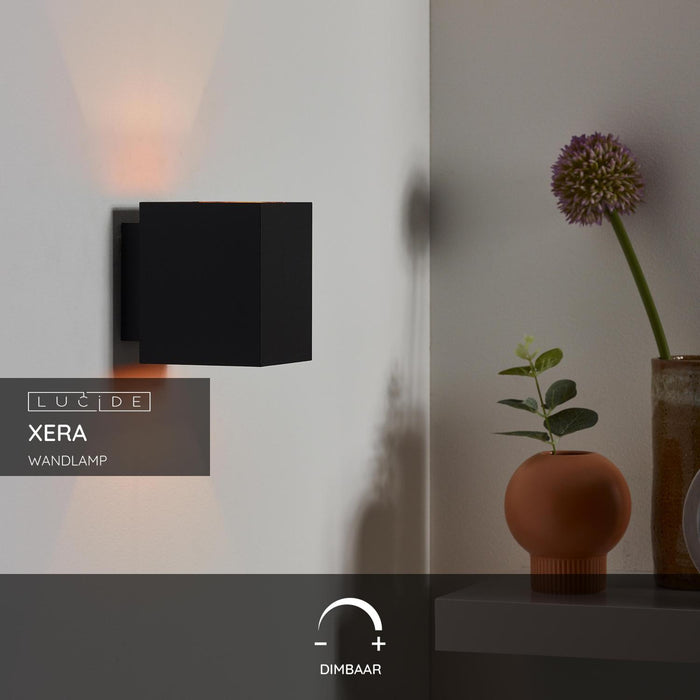 Lucide XERA Wandlamp - Zwart