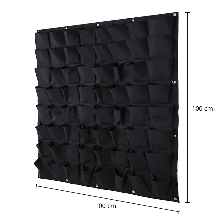 QUVIO Verticale tuin - 64 vakken - 1 x 1 meter